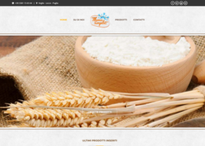 realizzazione sito web per prodotti alimentari surgelati lecce